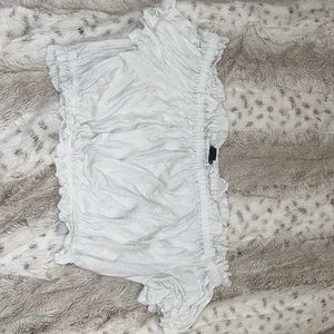 off the shoulder crop top